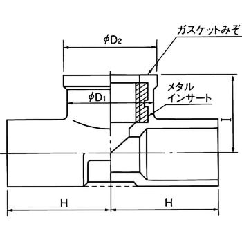 TSメタル給水栓チーズ クボタケミックス(クボタシーアイ)