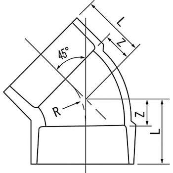 DV45°エルボ クボタケミックス(クボタシーアイ)