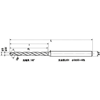 GPドリル レギュラー10D ALTコーティング イワタツール