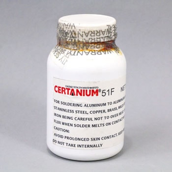 51アルミ半田用フラックスCeRTANIuM 51FLUX 51 100G サータニューム社