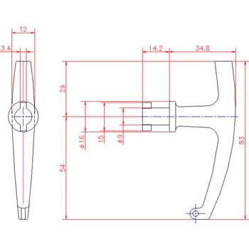 取り外しハンドル(ZDC タイプ) ジョー・プリンス竹下