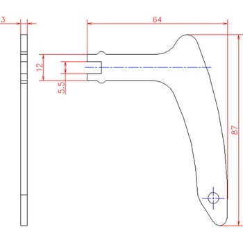 LH 型キーロット用ハンドル ジョー・プリンス竹下