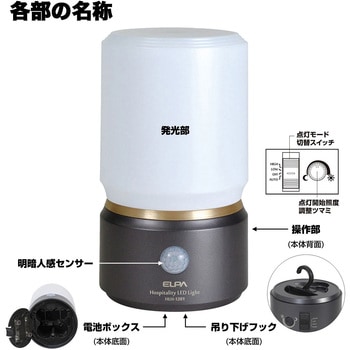 もてなしライト・据置(小) ELPA