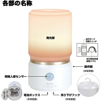 もてなしライト・据置(小) ELPA