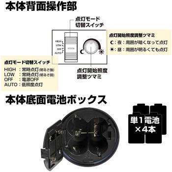 もてなしライト・据置(大) ELPA