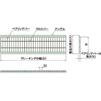 組構式 歩道用U字溝用グレーチング 中部コーポレーション 【通販