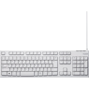 キーボード 有線 メンブレン テンキー付き USB 高耐久 Wii PS5 エレコム