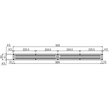 SL-90ホ スレンダー軒裏換気金物 1個 カナイ 【通販サイトMonotaRO】