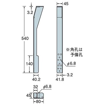 AA1540 リフォームコーナー15kN用 1個 タナカ 【通販サイトMonotaRO】