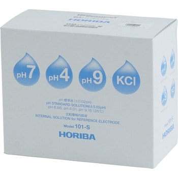 101-S pH標準液セット(pH4/7/9/KCL) 1セット HORIBA 【通販モノタロウ】