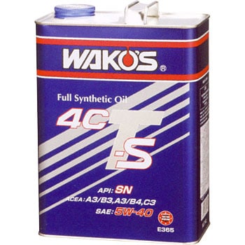 WAKO'S （ワコーズ） エンジンオイル　4CR 5W-40 1L×3缶