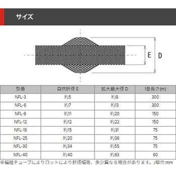 NFL-9 �ق�ɂ����ґg�`���[�u �f���J�G���N�g���� �|���G�X�e�� �S��5m 1�{ NFL-9 35068232