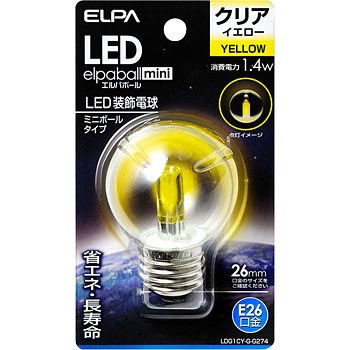 LDG1CY-G-G274 LED�d��G50�` ELPA �~�j�{�[�� 01465302
