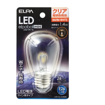 LED電球サイン球 E26 ELPA