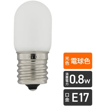 LDT1L-G-E17-G111 LED電球 ナツメ球タイプ 1個 ELPA 【通販サイト