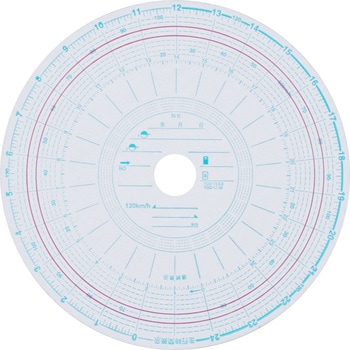 6-26H-120K タコグラフチャート紙 1セット(100枚) モノタロウ 【通販 