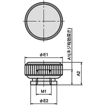 H 461 Sus 4 ステンレスローレットナット ジョー プリンス竹下 ねじの呼び M4 取付長 6mm H 461 Sus 4 1個 通販モノタロウ 01468197