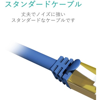 LANケーブル cat7 より線 爪折れ防止 保護カバー付き RoHS LD-TWST エレコム