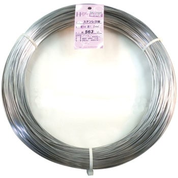 金属製品 NTY ステンレス線 #15 線径 1.8mm 長さ 250m 重さ 5kg SUS304