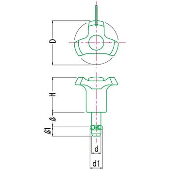 ボールロックピンスプリング圧タイプ BL2 小西製作所(MIYOSHI) クラン