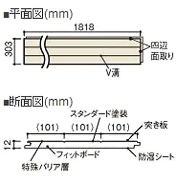 KEFV33CY フィットフロアー 2本溝 1箱(3枚) パナソニック(Panasonic