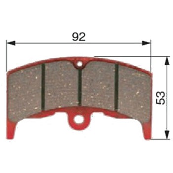 79775 �u���[�L�p�b�h(�ԃp�b�h) DAYTONA(�f�C�g�i) 01780336