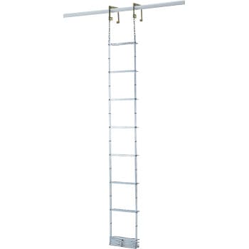 ES-51 避難用 鋼製折りたたみはしご 1台 ピカコーポレイション 【通販 