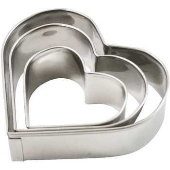 ハート型クッキー抜型 貝印