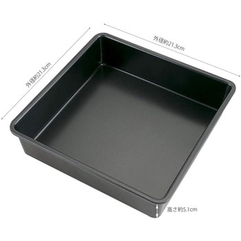 デザイン自在のスクエア型 貝印