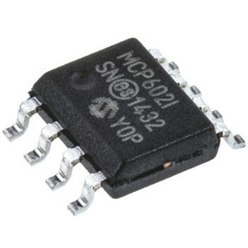Microchip オペアンプ， 表面実装， 2回路， 単一電源， MCP602-I/SN MICROCHIP