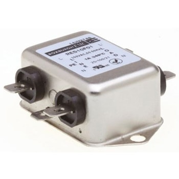 Roxburgh EMC RFIフィルタ 単相 1A シャーシーマウント 9.4nF 12 mH 0.74 mA 1MΩ Roxburgh EMC