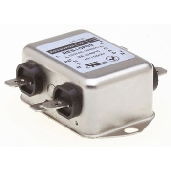 Roxburgh EMC RFIフィルタ 単相 3A シャーシーマウント 9.4nF 2.5 mH 0.74 mA 1MΩ Roxburgh EMC