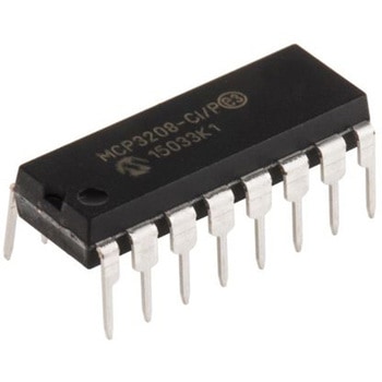 Microchip A/Dコンバータ， 12ビット， ADC数:8， 100ksps， MCP3208-CI/P MICROCHIP
