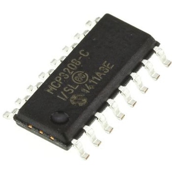 Microchip A/Dコンバータ， 12ビット， ADC数:8， 100ksps， MCP3208-CI/SL MICROCHIP