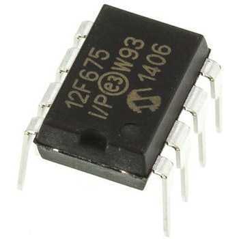 Microchip マイコン， 8-Pin PDIP PIC12F675-I/P MICROCHIP