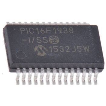Microchip マイコン， 28-Pin SSOP PIC16F1938-I/SS MICROCHIP