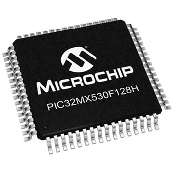 Microchip マイコン， 64-Pin TQFP PIC32MX530F128H-I/PT MICROCHIP