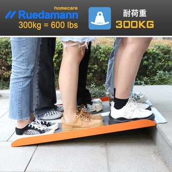 折りたたみアルミスロープ グレーエメリー表面 Ruedamann