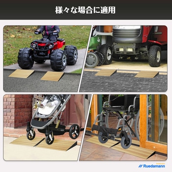 段差解消スロープ2段調整 Ruedamann