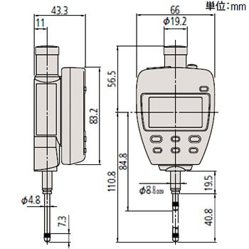 ID-F125 543シリーズ ABSデジマチックインジケータ 1個 ミツトヨ