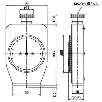 GS-719N ゴム・プラスチック 硬度計(デュロメータ) JIS K 6253準拠 1個 