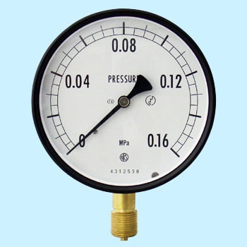 長野 普通形圧力計(A枠立形・φ100・G3/8B・0.0~1.00Mpa) AE20-131-1.0