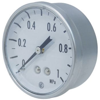小型圧力計(D枠/埋込形) 形番：GK25 長野計器 汎用圧力計 【通販モノタロウ】