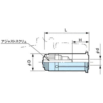 アジャスタブルストレートコレット