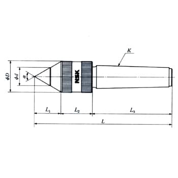 LC-4J 回転センタ(LC-J形) 1個 NSK(日本精工) 【通販サイトMonotaRO】