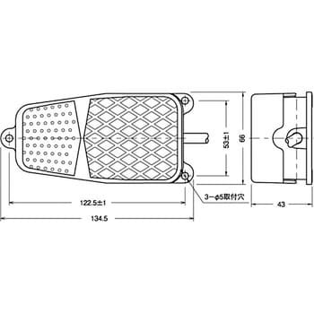 フットスイッチ汎用タイプ 小形・アルミタイプ 1c 保護構造IP30