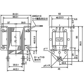 SA-3701 100V ACソレノイド引張形(PULL) 1個 国際電業 【通販サイト