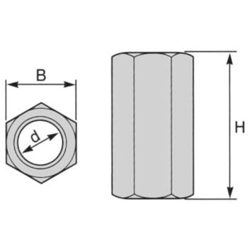 カップリングナット(ロングタイプ)