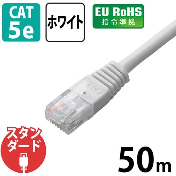 LANケーブル CAT5E準拠 より線 スリムコネクタ RoHS エレコム
