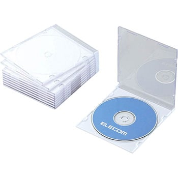 Ccd Jscs10wh Blu Ray Dvd Cdケース スリム Ps 1枚収納 1パック 10枚 エレコム 通販サイトmonotaro